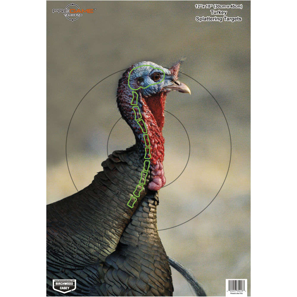 Targets Birchwood Casey 4.50" DIRTY BIRD TURKEY 12X18IN 8PK